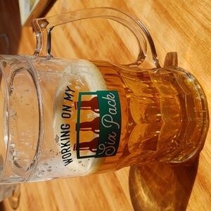 Beer Mug freezable plastic